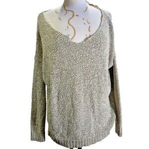 Debut Sweater Size S/M Women's Modern Textured Boho Chic Oversized Cottage Core